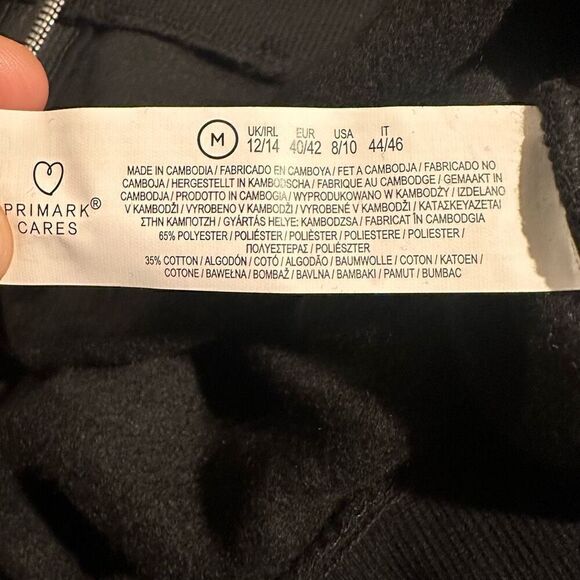 NWT NBA Lakers Cropped Drop Sleeve Zip Up Hoodie - Picture 4 of 4